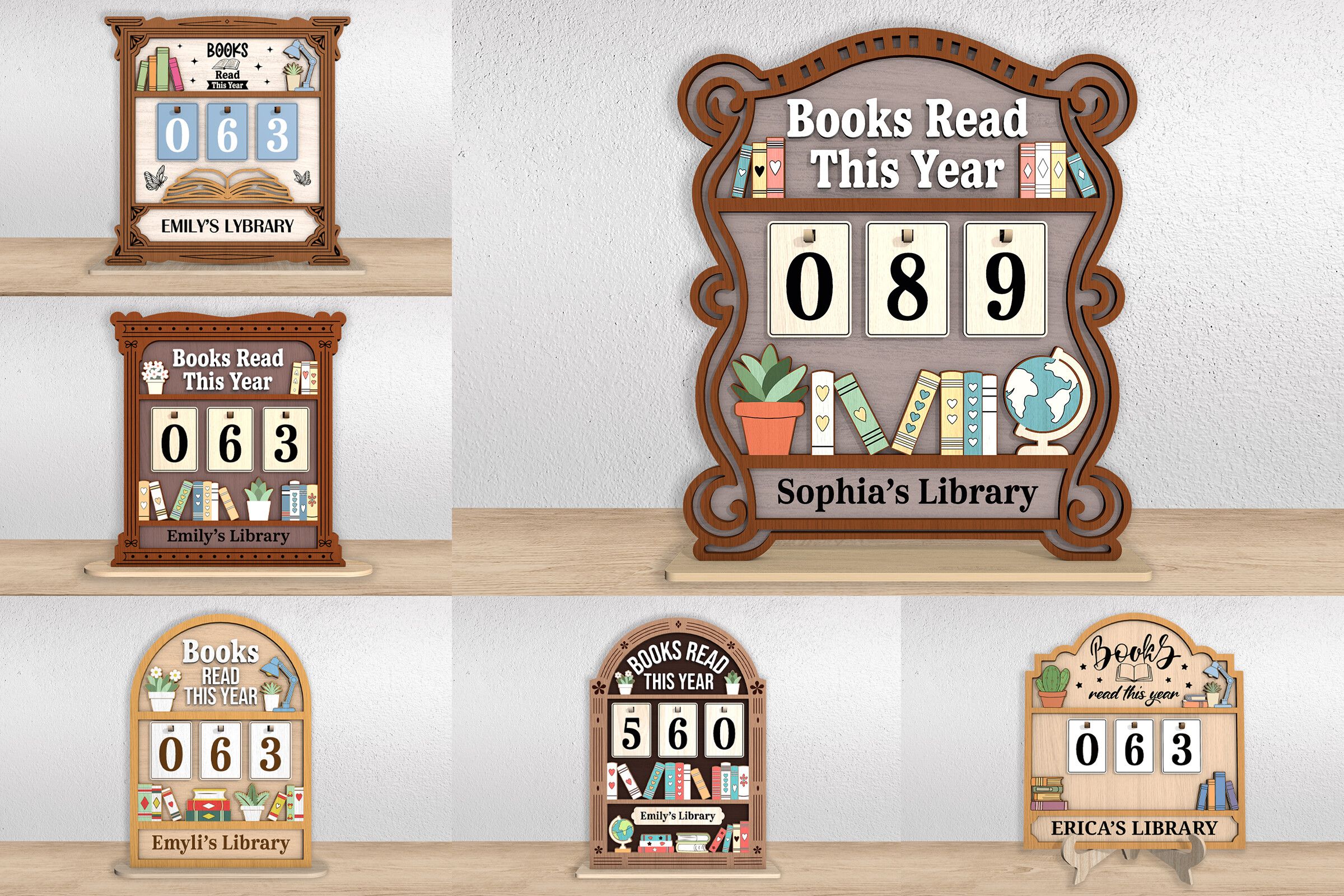 Books Read This Year SVG Bundle